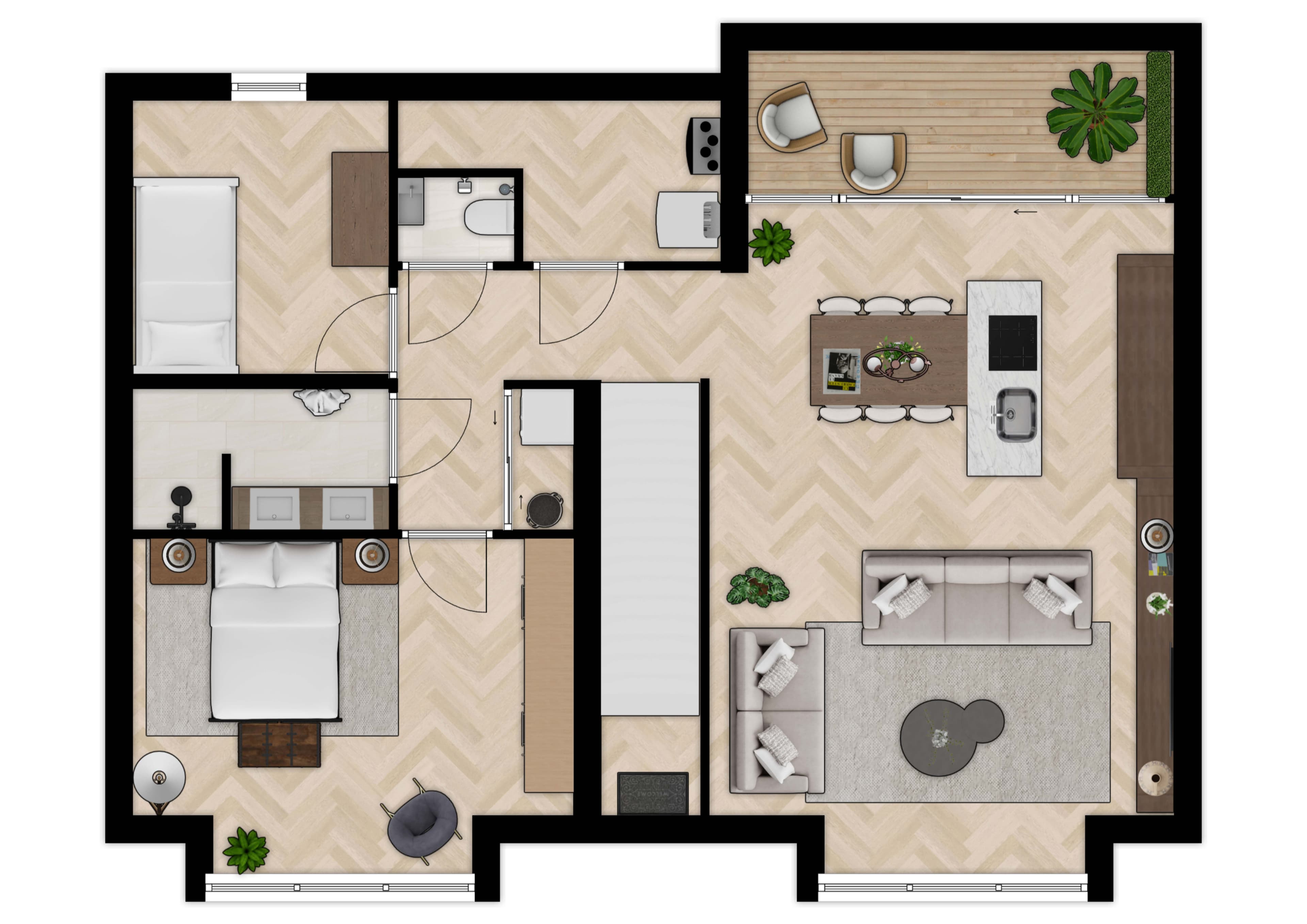 Plattegrond B3